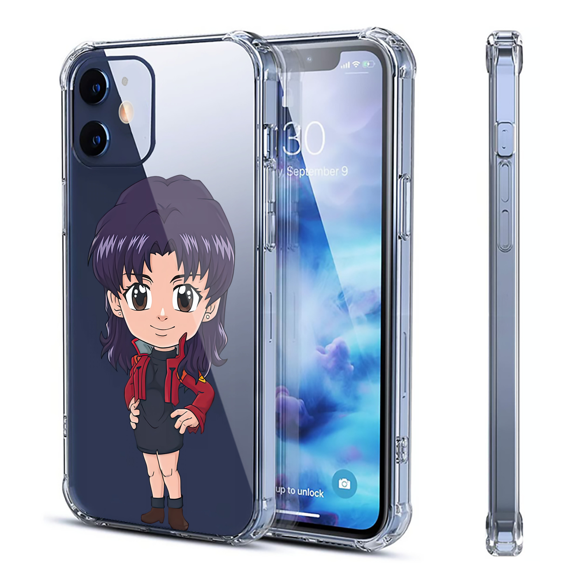 （画像用） EVA 新世紀エヴァンゲリオン 【iPhone 12シリーズ対応】透明スマホケース（クリアソフトケース）